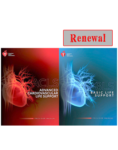 NEW ACLS with BLS FOR HEALTHCARE PROVIDERS RENEWAL